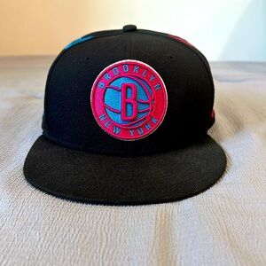 New Era Fitted Hat- Brooklyn Nets